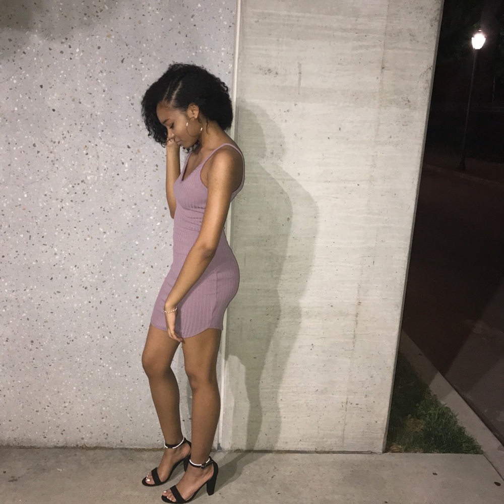 Mauve mini dress - Picture 2 of 4